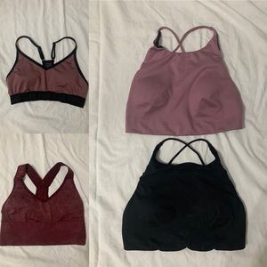 Lot of Victorias Secret & Pink Sports Bra Tops- Medium